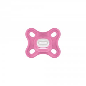 Lot de 2 sucettes comfort 0 mois+ rose Mam