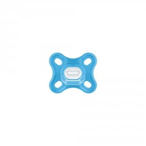 Lot de 2 sucettes comfort 2-12 mois bleu Mam