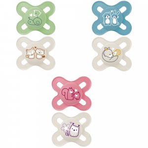 Lot de 2 sucettes original naissance 0-2 mois coloris aléatoire Mam