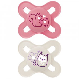 Lot de 2 sucettes original naissance 0-2 mois coloris aléatoire Mam