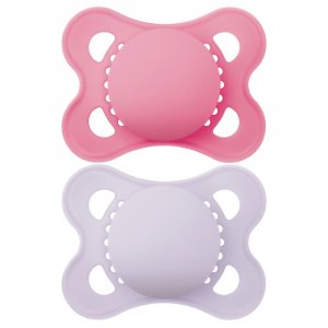 Lot de 2 sucettes original tendance 2-6 mois coloris aléatoire Mam