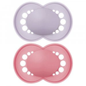 Lot de 2 sucettes original tendance 6 mois+ coloris aléatoire Mam