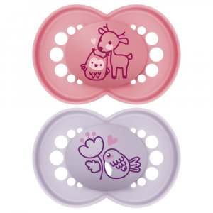 Lot de 2 sucettes original nature 6 mois+ coloris aléatoire Mam