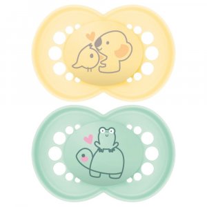 Lot de 2 sucettes original nature 6 mois+ coloris aléatoire Mam