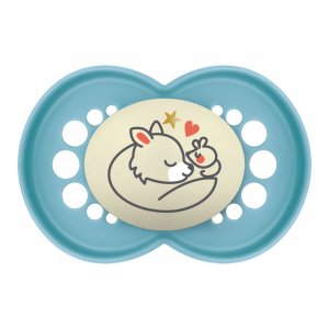 Lot de 3 sucettes 18 mois+ original bleu Mam