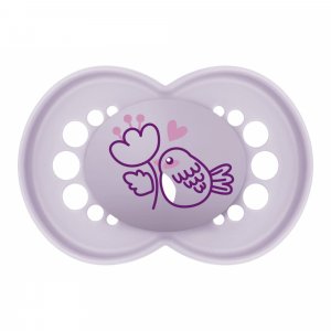 Lot de 3 sucettes 18 mois+ original rose coloris aléatoire Mam