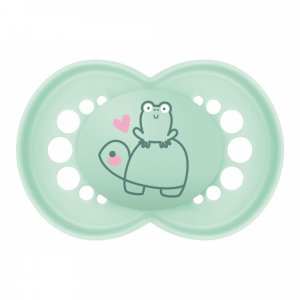 Lot de 3 sucettes 18 mois+ original beige Mam