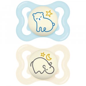 Lot de 2 sucettes supreme nuit Mam