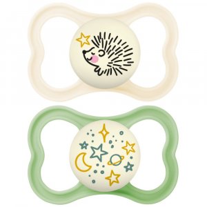 Lot de 2 sucettes supreme nuit 18 mois+ coloris aléatoire Mam