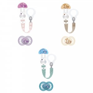 Kit sucette & attache-sucette 6+ mois coloris aléatoire Mam