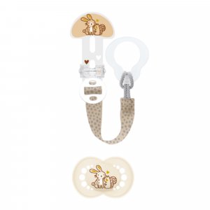 Kit sucette et attache-sucette 18+ mois coloris aléatoire Mam