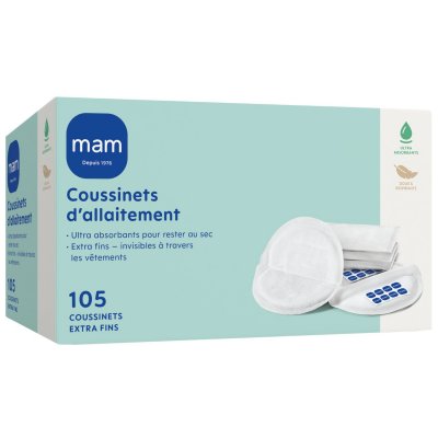 Lot de 105 coussinets d’allaitement extra-fins