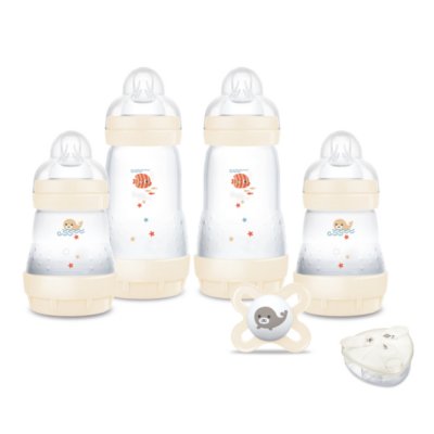 MAM Coffret biberons naissance anti-colique coton
