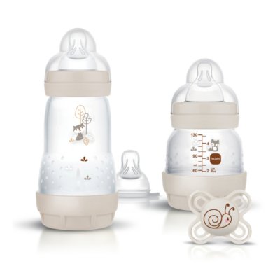 Coffret biberon naissance anti-colique sable