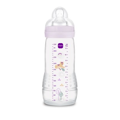 Biberon 330ml easy active coloré lilas