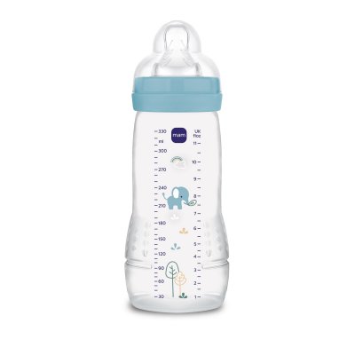 Biberon 330ml easy active coloré océan