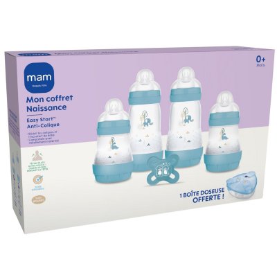 Coffret biberons naissance anti-colique océan