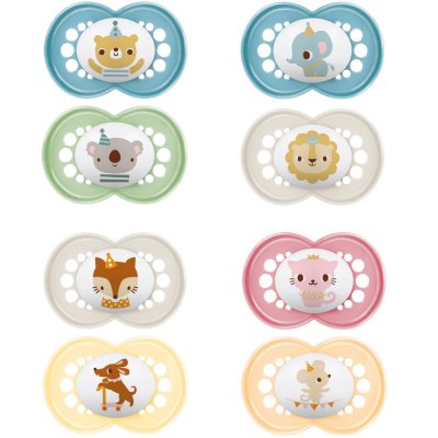 Lot de 2 sucettes original animaux 18 mois+ aléatoire