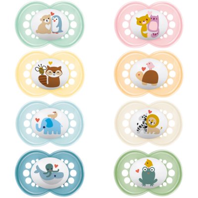 Lot de 2 sucettes 18 mois+ original classique aléatoire