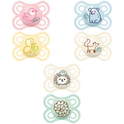 Lot de 2 sucettes perfect 2-6 mois coloris aléatoire