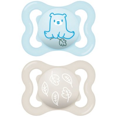 Lot de 2 sucettes supreme 2-6 mois coloris aléatoire