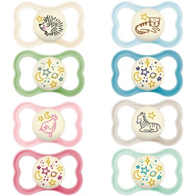 Lot de 2 sucettes supreme nuit 6 mois+ coloris aléatoire