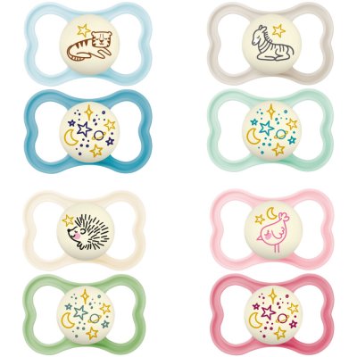 Lot de 2 sucettes supreme nuit 18 mois+ coloris aléatoire