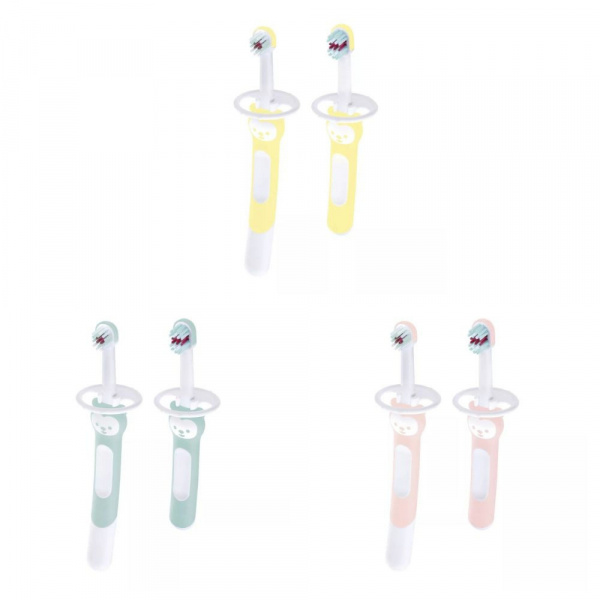 Les imparfaits - kit brosses à dents d'apprentissage + brosse premières dents Mam