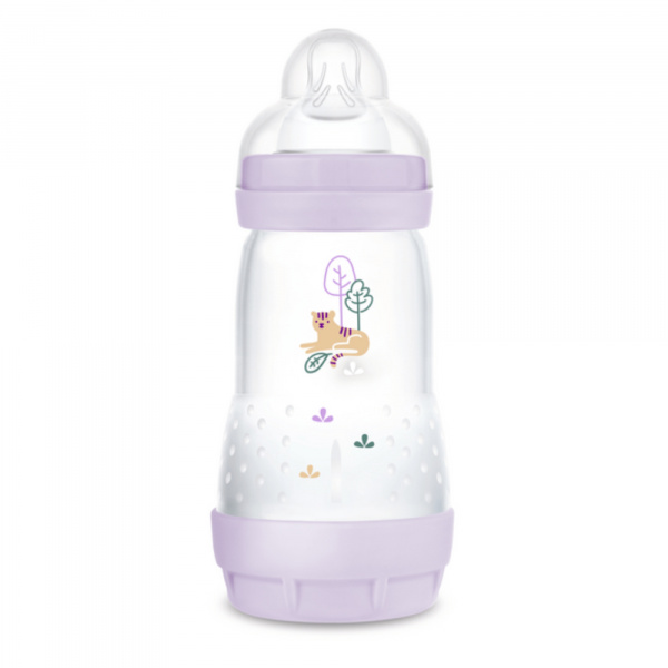 Biberon anti-colique 260 ml lilas Mam