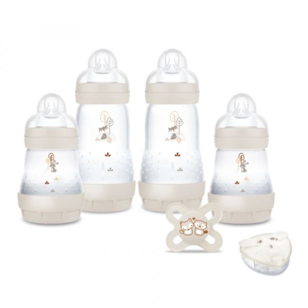 Coffret biberons naissance anti-colique sable Mam