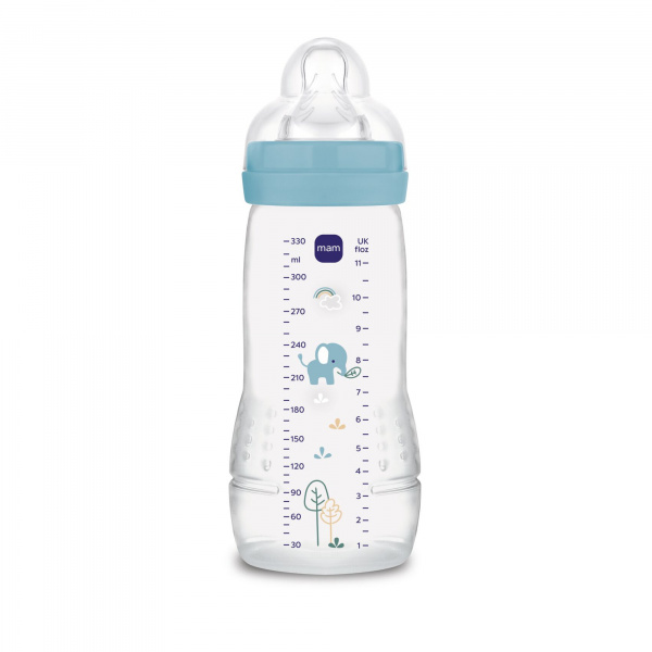 Biberon 330ml easy active coloré océan Mam