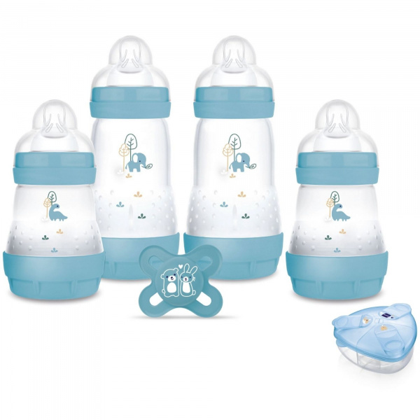 Coffret 8 biberons naissance anti-colique easy start océan Mam