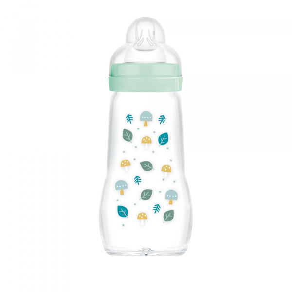 Biberon verre 260 ml aqua Mam