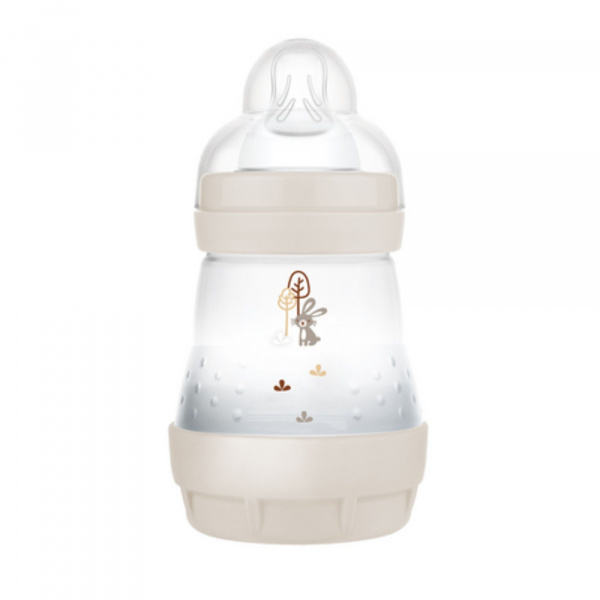 Coffret biberons naissance anti-colique sable (2*130 4*160 4*260 +1 sucette naissance et 1 boîte doseuse de lait ) Mam