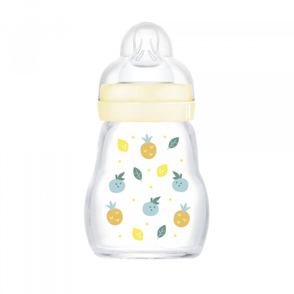 Biberon verre 170 ml lin Mam