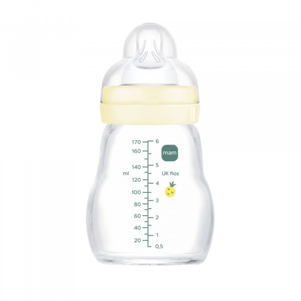 Biberon verre 170 ml lin Mam