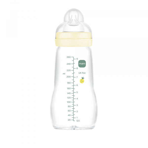 Biberon verre 260 ml lin Mam