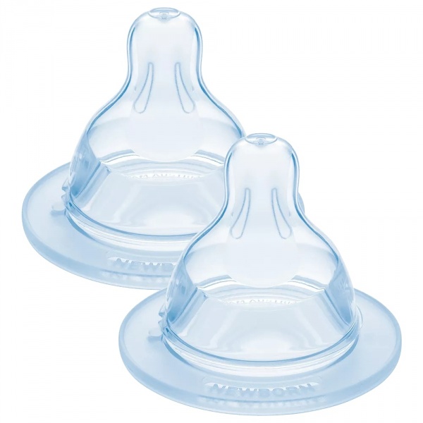 Lot de 2 tétines silicone debit 0 Mam