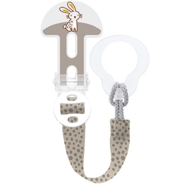 Attache sucette décor coloris aléatoire Mam