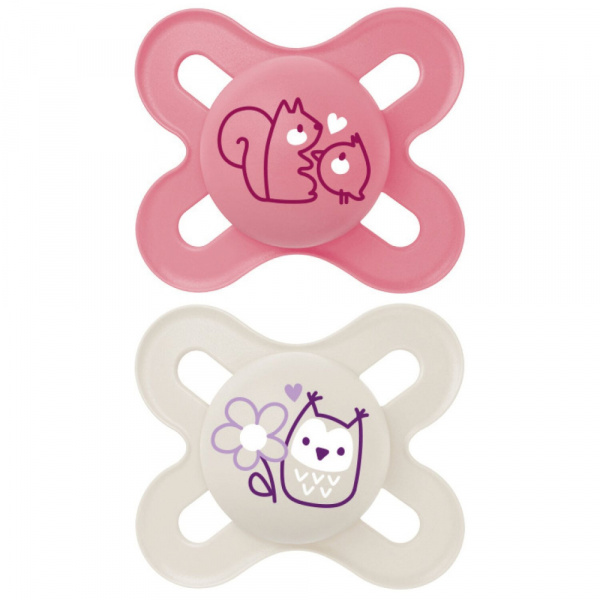 Lot de 2 sucettes original naissance 0-2 mois coloris aléatoire Mam