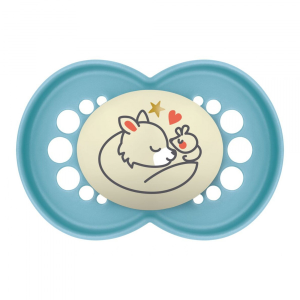 Lot de 3 sucettes 18 mois+ original bleu Mam