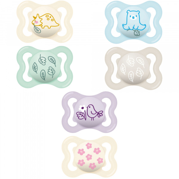 Lot de 2 sucettes supreme 2-6 mois coloris aléatoire Mam