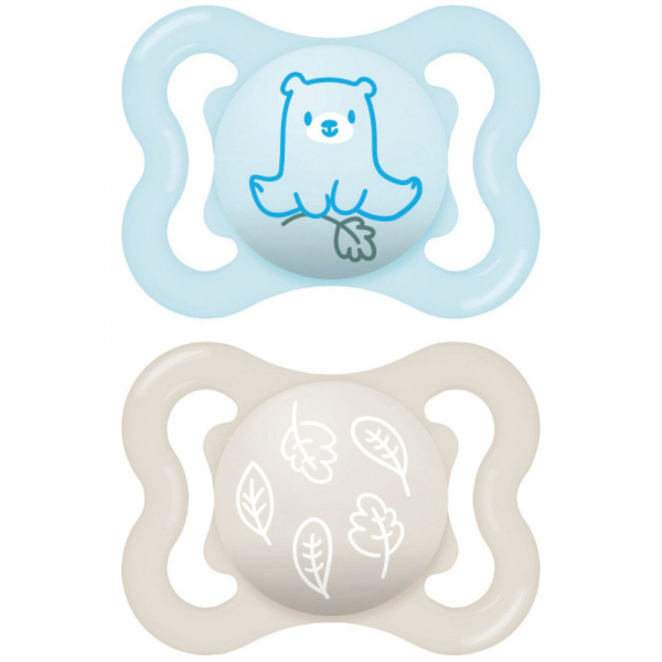 Lot de 2 sucettes supreme 2-6 mois coloris aléatoire Mam