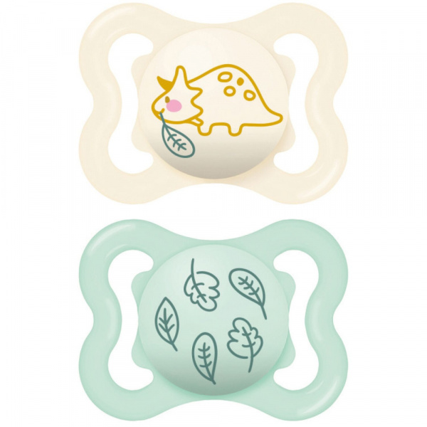 Lot de 2 sucettes supreme 2-6 mois coloris aléatoire Mam