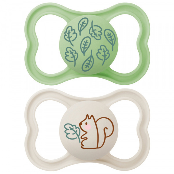 Lot de 2 sucettes supreme 6 mois+ coloris aléatoire Mam