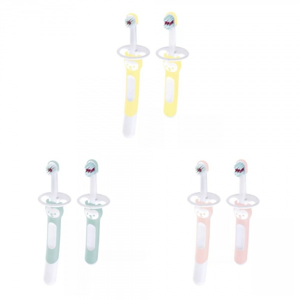 Kit brosses à dents d'apprentissage + brosse premières dents Mam