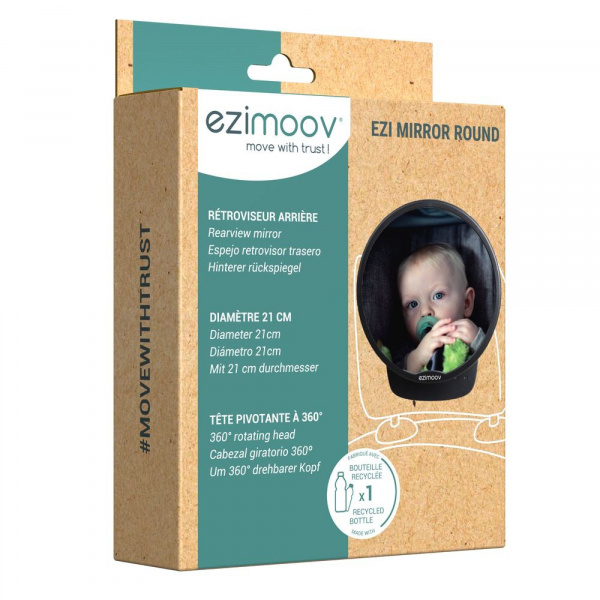 Rétroviseur bébé ezi mirror round - eco friendly Ezimoov