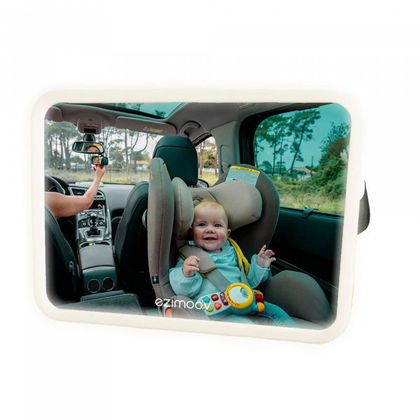 Miroir voiture bébé led pro Ezimoov