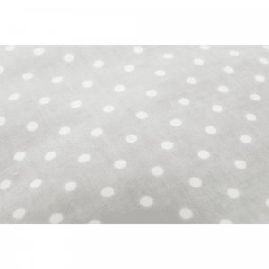 Coussin d'allaitement microbille gris pois blanc Fillikid