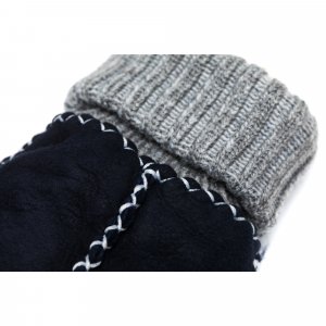 Les moufles en peau d'agneau gr. i marine Fillikid